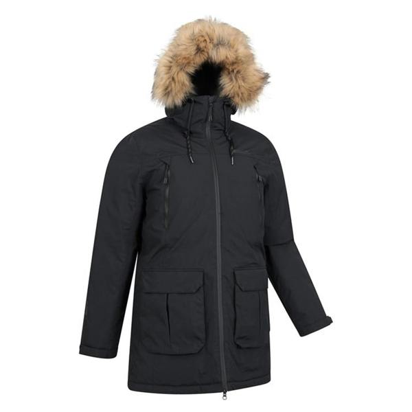 Mountain Warehouse Mens Traverse Hybrid Waterproof Jacket - Black - 