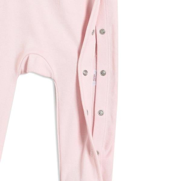 Mini Cuddles Baby Girls Typographic Sleepsuit, Pink