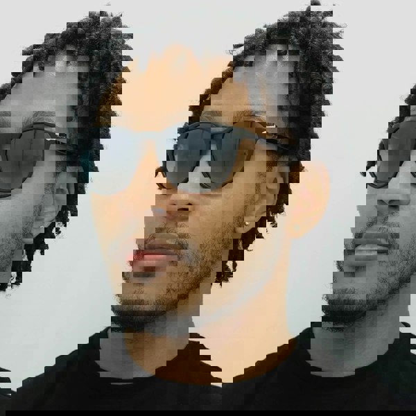 Persol Sunglasses PO3152 9014Q8 Black Azure Gradient Blue