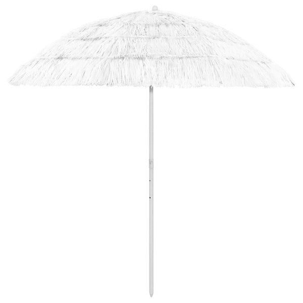 Berkfield Hawaii Beach Umbrella White 240 cm
