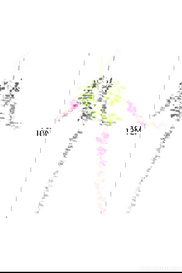 Living and Home 12 Pcs Hanging Artificial Wisteria Vine for Wedding Decoration