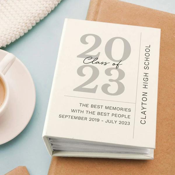 Personalised 'Class Of' Graduation Photo Album - lifestyle shot