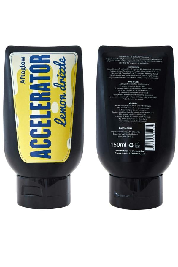 Groundlevel Lemon Sunbed Tanning Lotion – Deep Golden Tan, Hydrating & Fast-Acting
