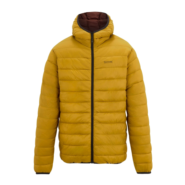 Regatta Mens Marizion Baffled Hooded Padded Jacket - Wood Brown
