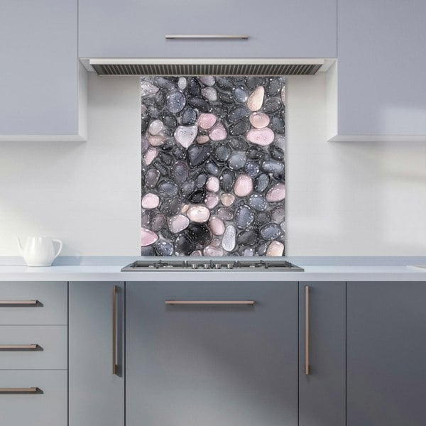 Warren Reed - Designer Glossy Pebbles in Soft Hues Kitchen Splashback