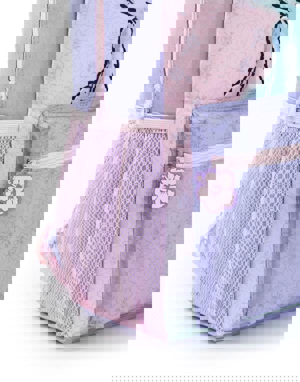 Disney Girls Purple Stitch Backpack (One Size)