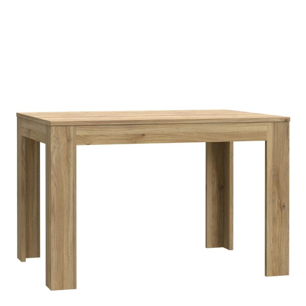Wyld Haus Faro Extendable Industrial Style Dining Table Mauvella Oak Legs