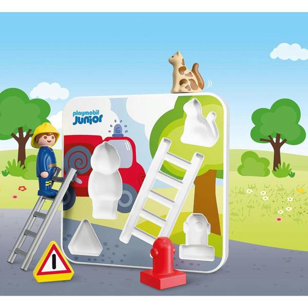 Playmobil JUNIOR: Fire Rescue Puzzle - 72088 Playset