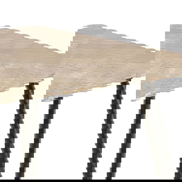 Furniture To Go Wicklow Ceramic Dining Table Brown/Black