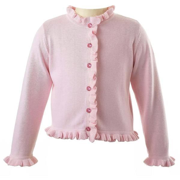 Rachel Riley Pink Frill Cardigan