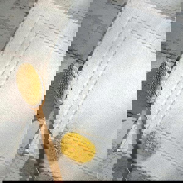 Soak&Sleep White Egyptian Cotton Bath Mat