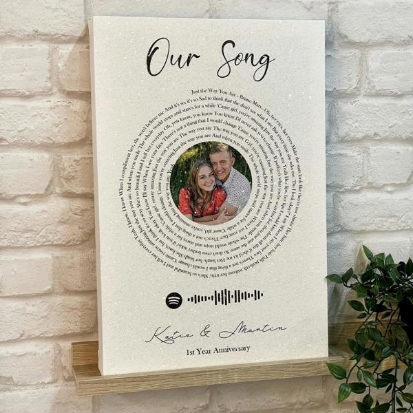 Personalised Vinyl Record Print From Photo