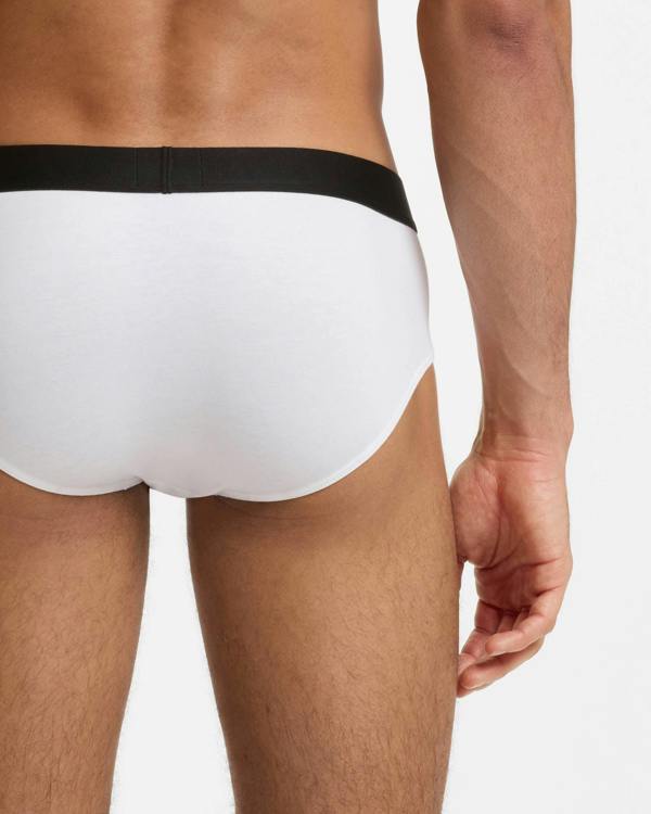 BOSS Orange Three - Pack Low - Rise Briefs in Stretch Cotton - Assorted Pre - Pack 999 | CHO | Designer Mens,Underwear & Socks,Underwear,Mens,Underwear & Socks
