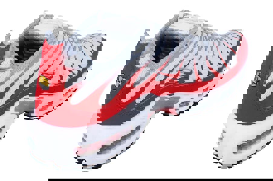 Nike Air Max Plus Mens If6224  101 - White University Red Wolf Grey 101 - Photo 2