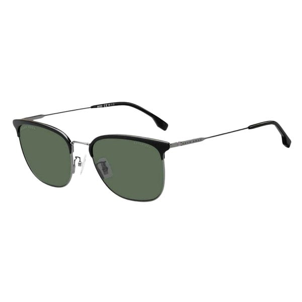 Hugo Boss Mens Metal Polarised Sunglasses - Green/Black