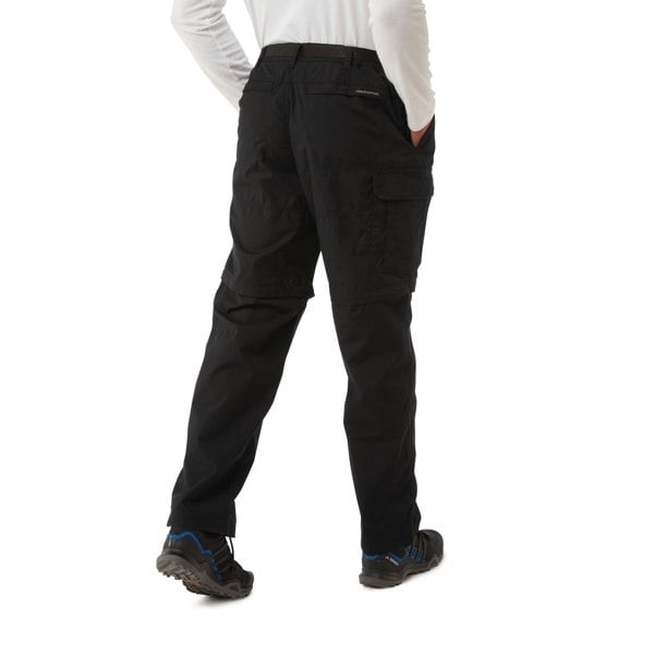 Craghoppers Men's Kiwi Convertible Trousers - Black