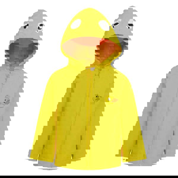 Regatta Childrens/Kids Pebbles The Duck Waterproof Jacket - Sunbeam - 