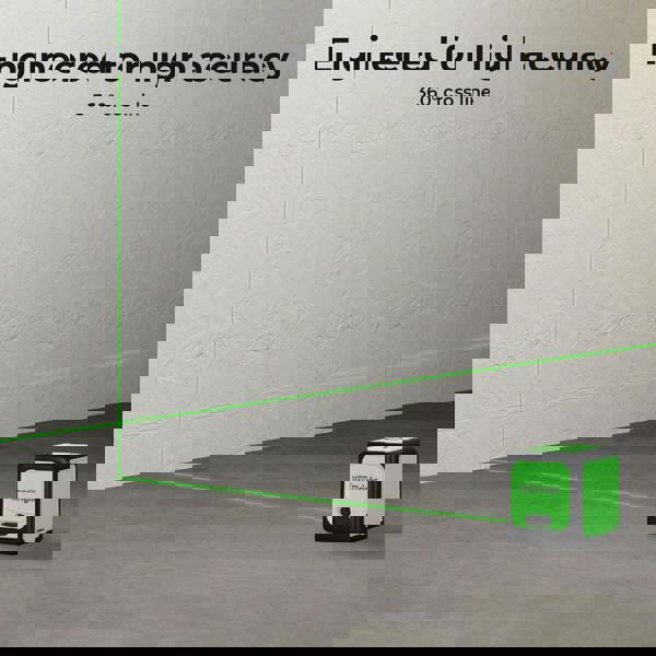 Traderight Green Laser Level 360° Self Leveling Green Light IP54 Water Resistant