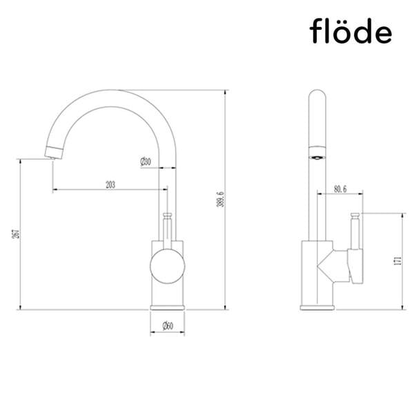 Flode Solo | Single Lever 3 in 1 Instant Boiling Tap | Brushed Copper Finish
