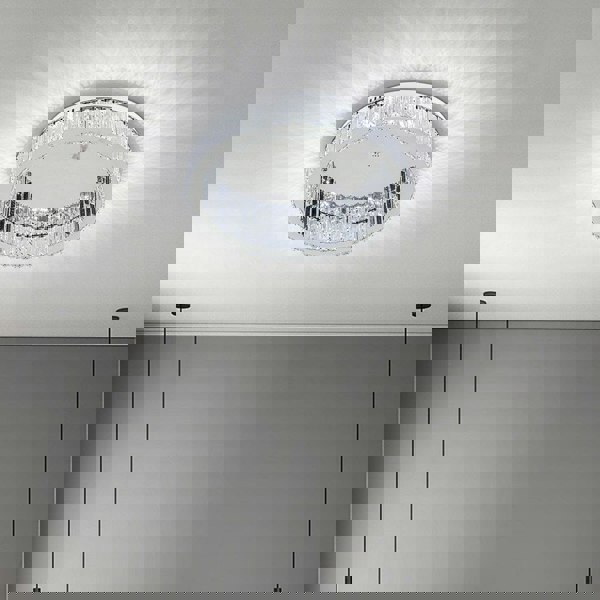 50cm Dia Modern Round Crystal Ceiling Light Living and Home 