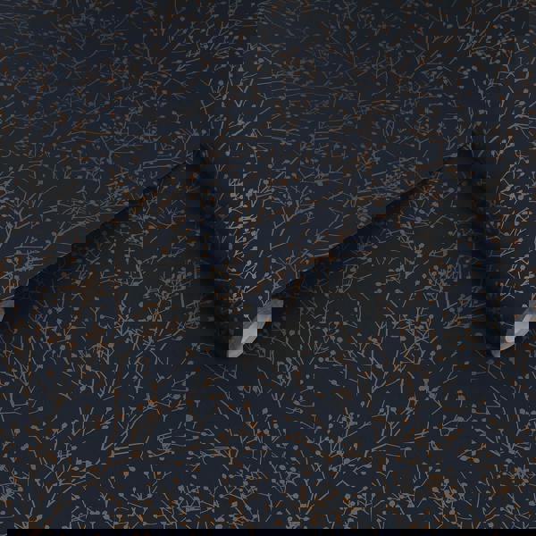 Clarissa Hulse Gypsophila Wallpaper | Midnight & Copper