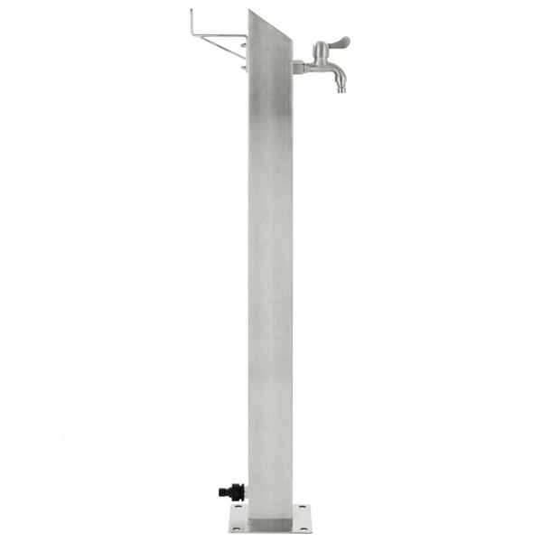 Berkfield Garden Water Column Stainless Steel Square 95 cm