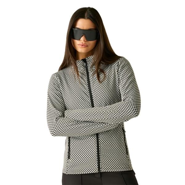 Dare 2B Womens/Ladies Descend III Jacquard Midlayer - Black/Egret - 