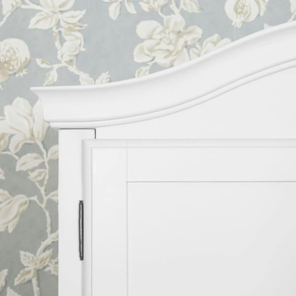 Statement Furniture Romance Double Wardrobe with Crystal Handles. Full Hanging French Style Storage