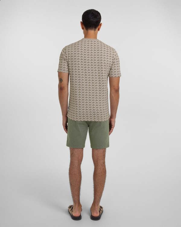Steel & Jelly Kingston - Abstract Helical Geo Print T-Shirt