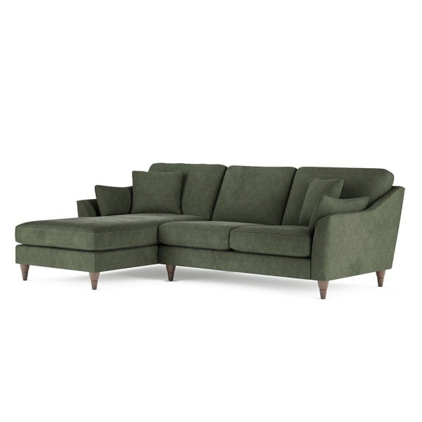 Furnishings For Less Hepburn Large L Shaped Fabric Corner Sofa