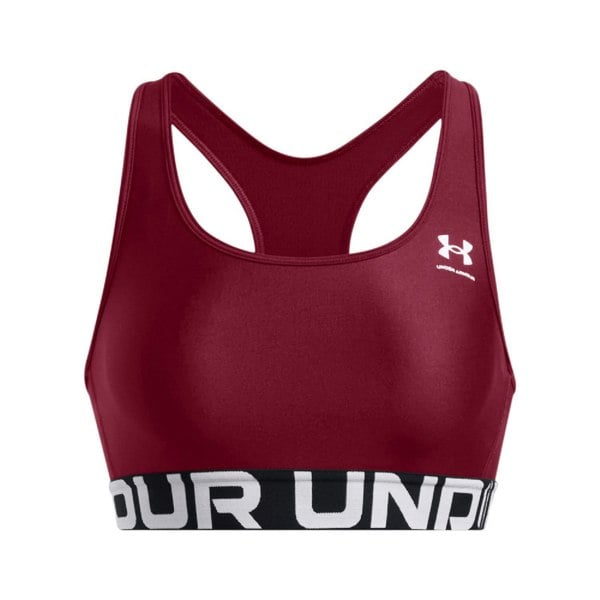Under Armour Womens HeatGear Sports Bra - Red