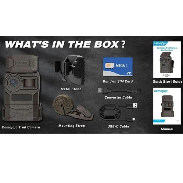 Camojojo Trace 4G Cellular Trail Camera