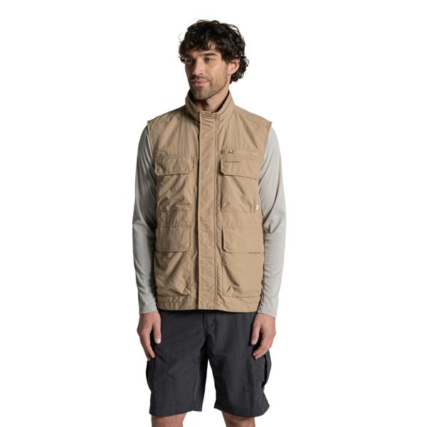 Craghoppers Mens Adventure V Nosilife Gilet - Earthenware - 