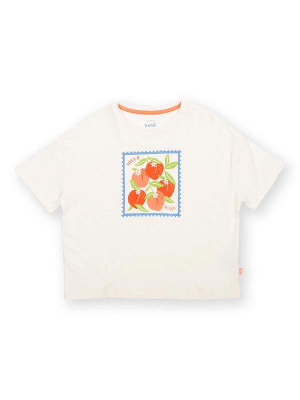 Kite Girls Organic Life's A Peach T-Shirt