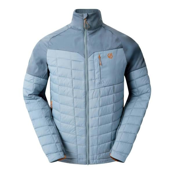 Dare 2B Mens Mountaineer II Quilted Hybrid Jacket - Stormy Weather/Lead Grey - 