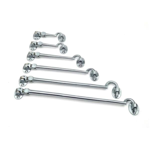 Satin Chrome on Solid Brass Cabin Hook