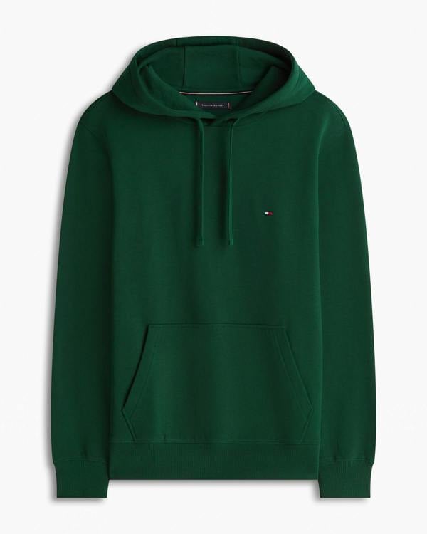 Tommy Hilfiger Essential Terry Mens Hoodie - Nocturnal Green