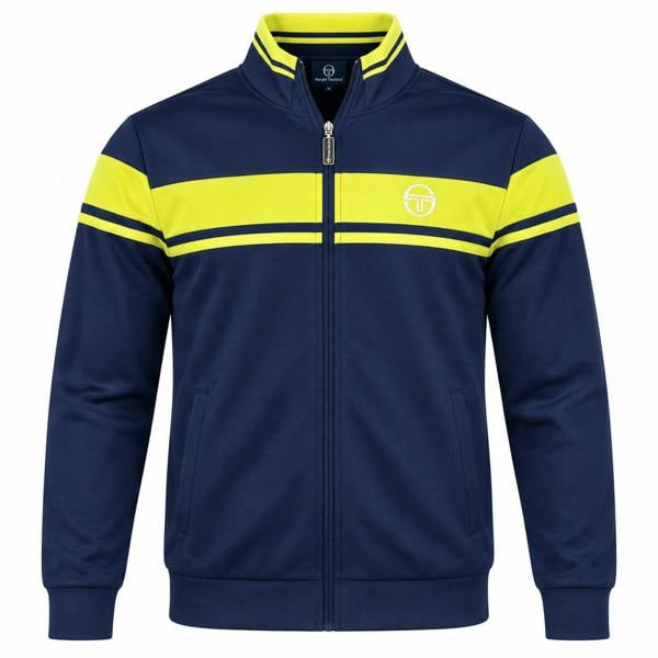 Sergio Tacchini Damarindo Track Top Jacket Maritime Blue/Celery Green