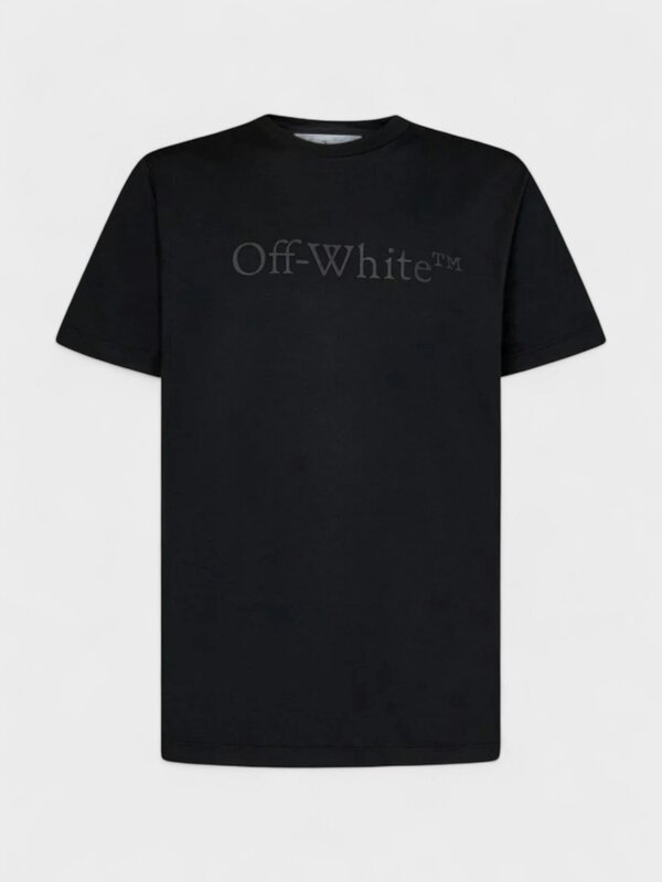 Off-White Bookish Laund Slim S/S Tee Black