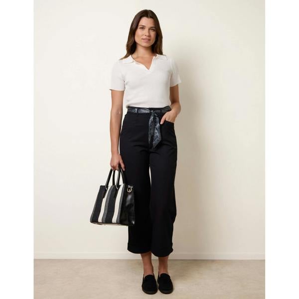 Blue Vanilla Scarf Belt Trousers