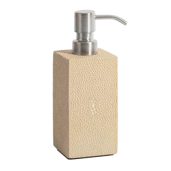 POSH TRADING COMPANY Chelsea Soap Dispenser - Shagreen Natural