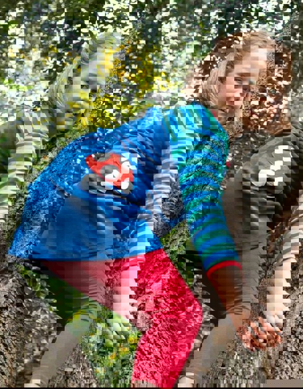 Organic Floral Mushroom Applique Dress - Toby Tiger UK Retail