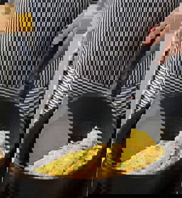 Anygleam 7-Piece Cooking Utensil Set (Grey) – Heat-resistant tools with rice spatula and storage, safe and ideal for nonstick cookware use.