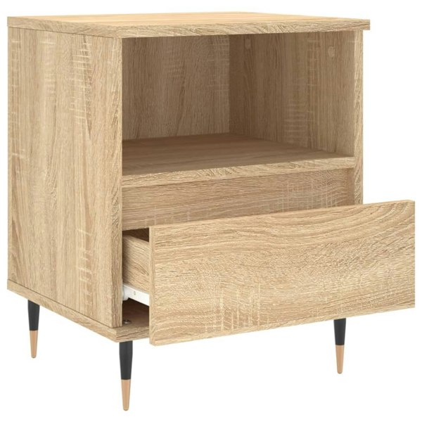 Berkfield Bedside Cabinet Sonoma Oak 40x35x50 cm Engineered Wood