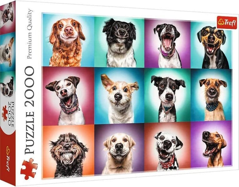 Trefl Funny Dog Portraits Puzzle Adults & Kids - 2000 Pieces