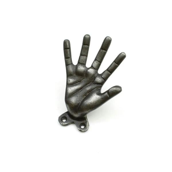 Antique Cast Iron Hand Coat Hook