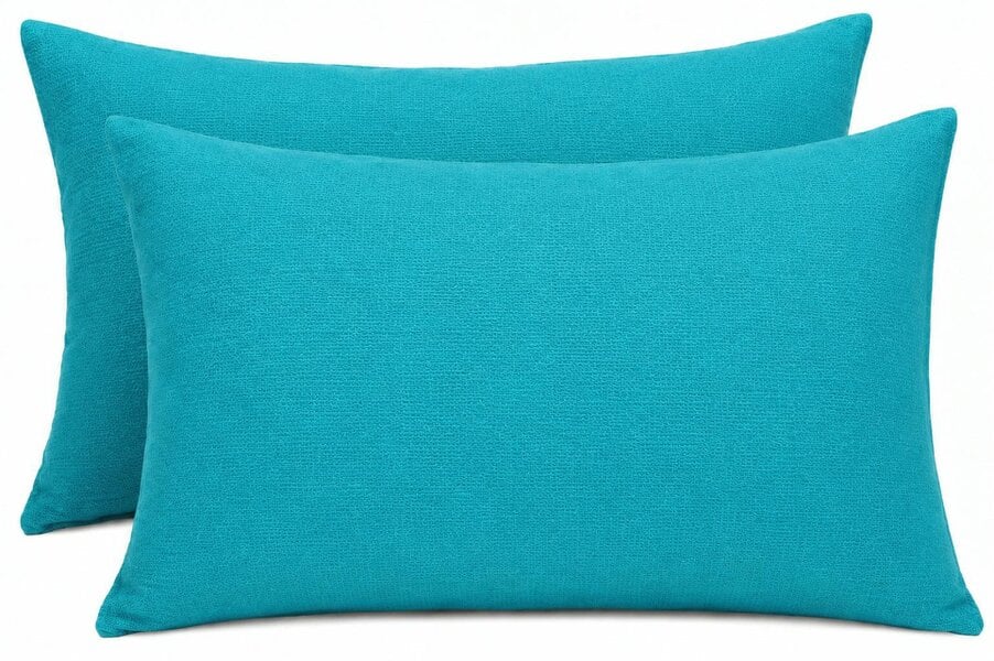 Night Zone Flannelette Pillowcases – 100% Brushed Cotton Soft Warm Pillow Covers - Teal