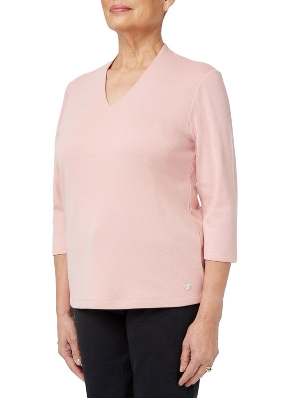 PennyPlain High Back V-neck Top - Dusk