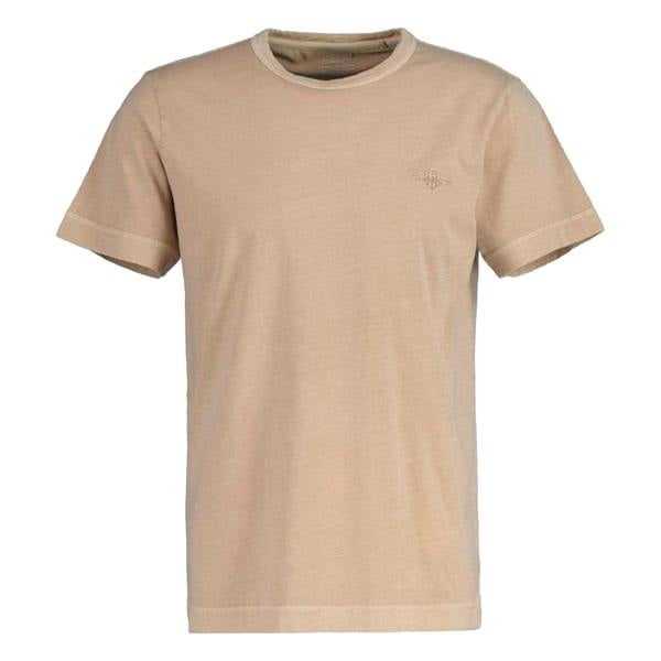 Gant Mens T-Shirt - Beige Faded - 