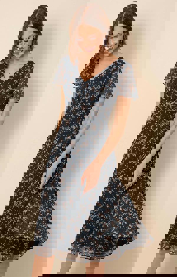 Alie Street London Miranda Dress - Ditsy Navy Floral